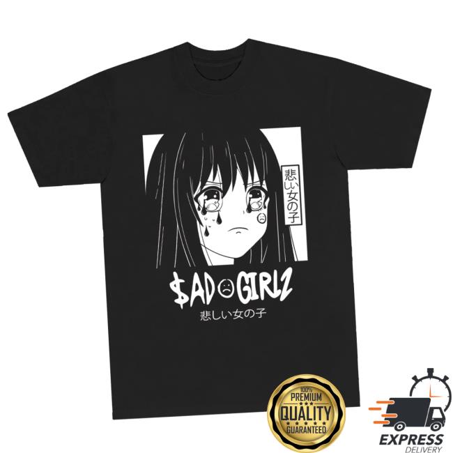 Sad-boyz Merch Store Sad Girlz Tee – Black