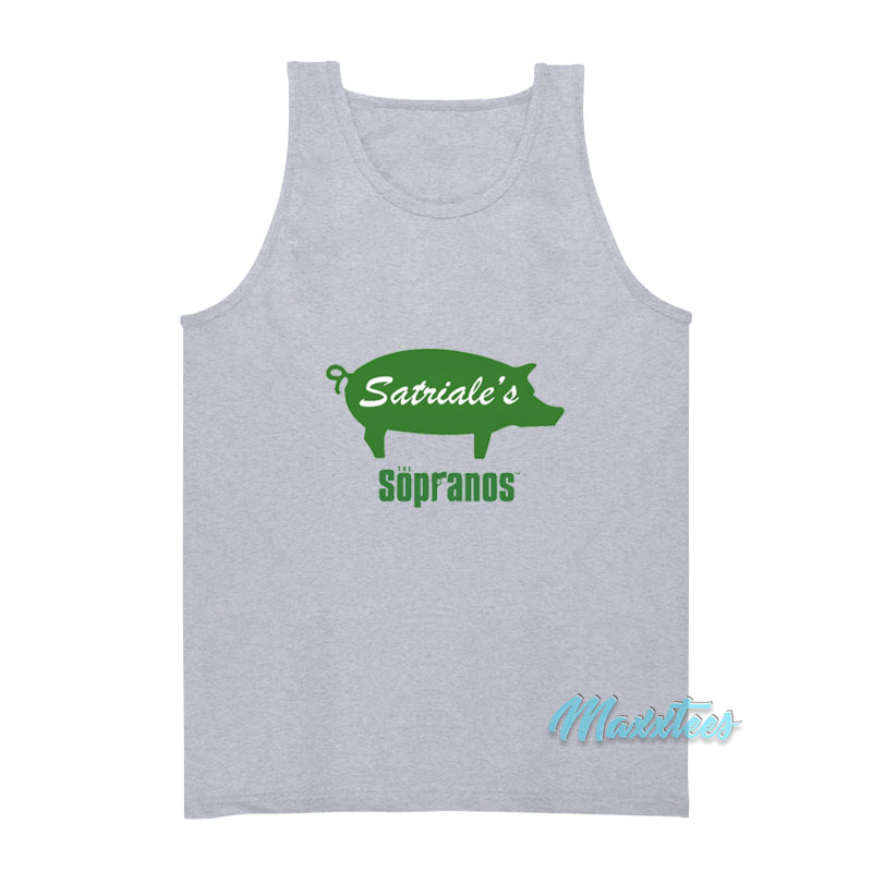 Satriale's Pig The Sopranos Tank Top