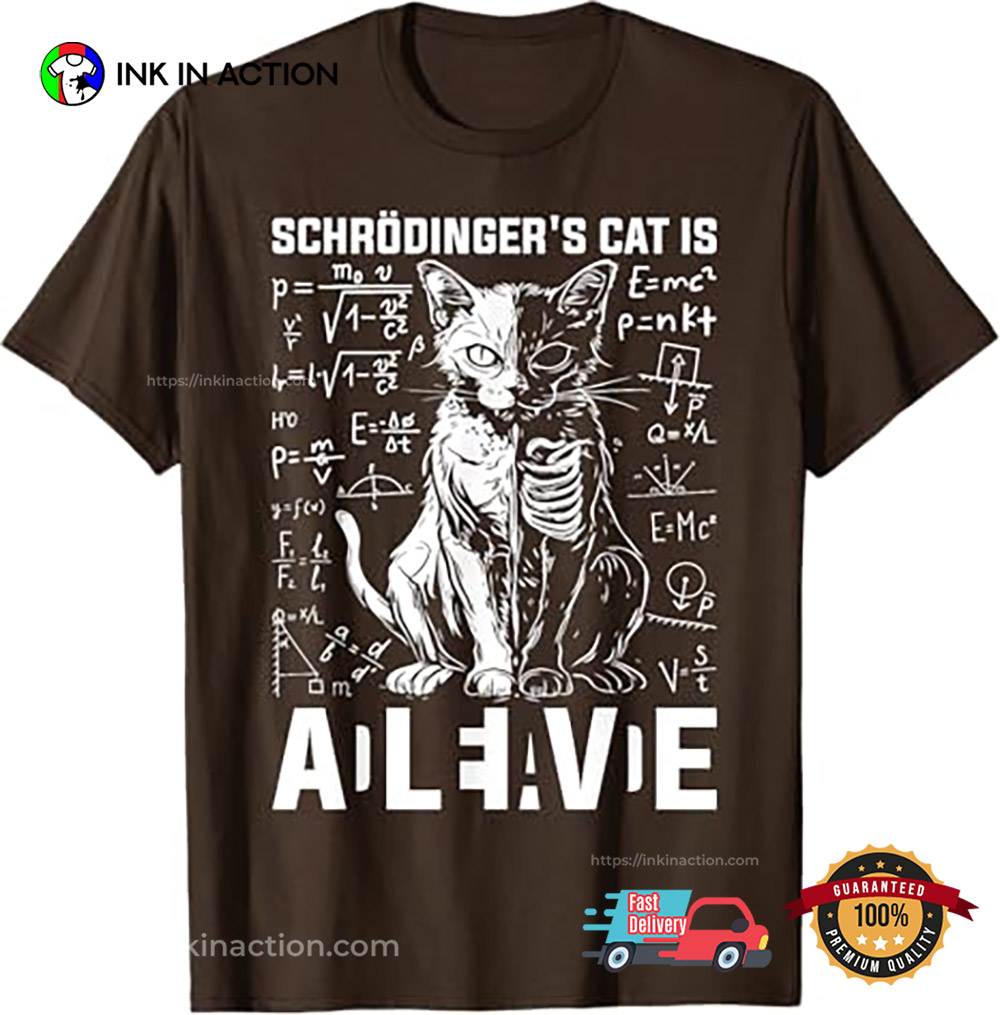 Schrodinger’s Cat Dead And Alive T-shirt
