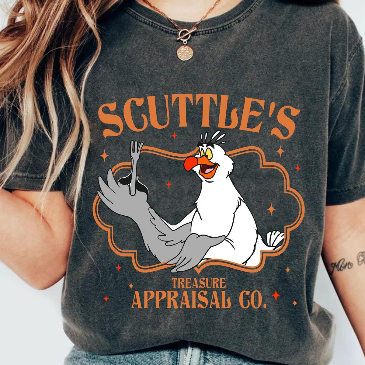 Scuttle's Treasure Disney T-shirt Vintage Little Mermaid Family Trip