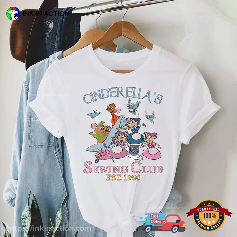 Seamstress Mice Cinderella’s Sewing Club Shirt