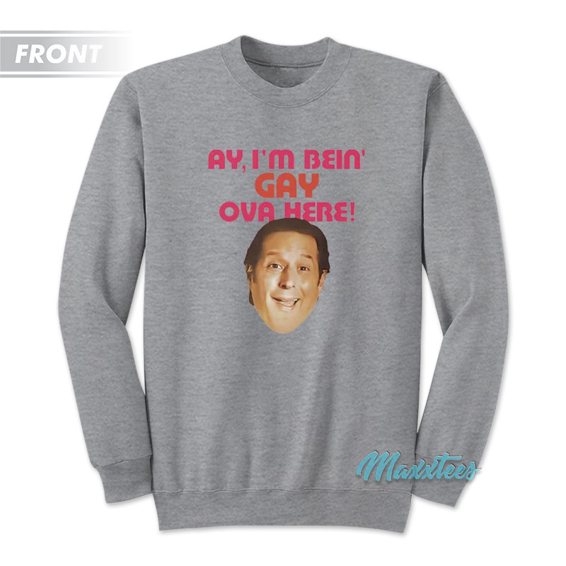 Sean Rinaldi For Comptroller Ay I'm Bein' Gay Ova Here Sweatshirt