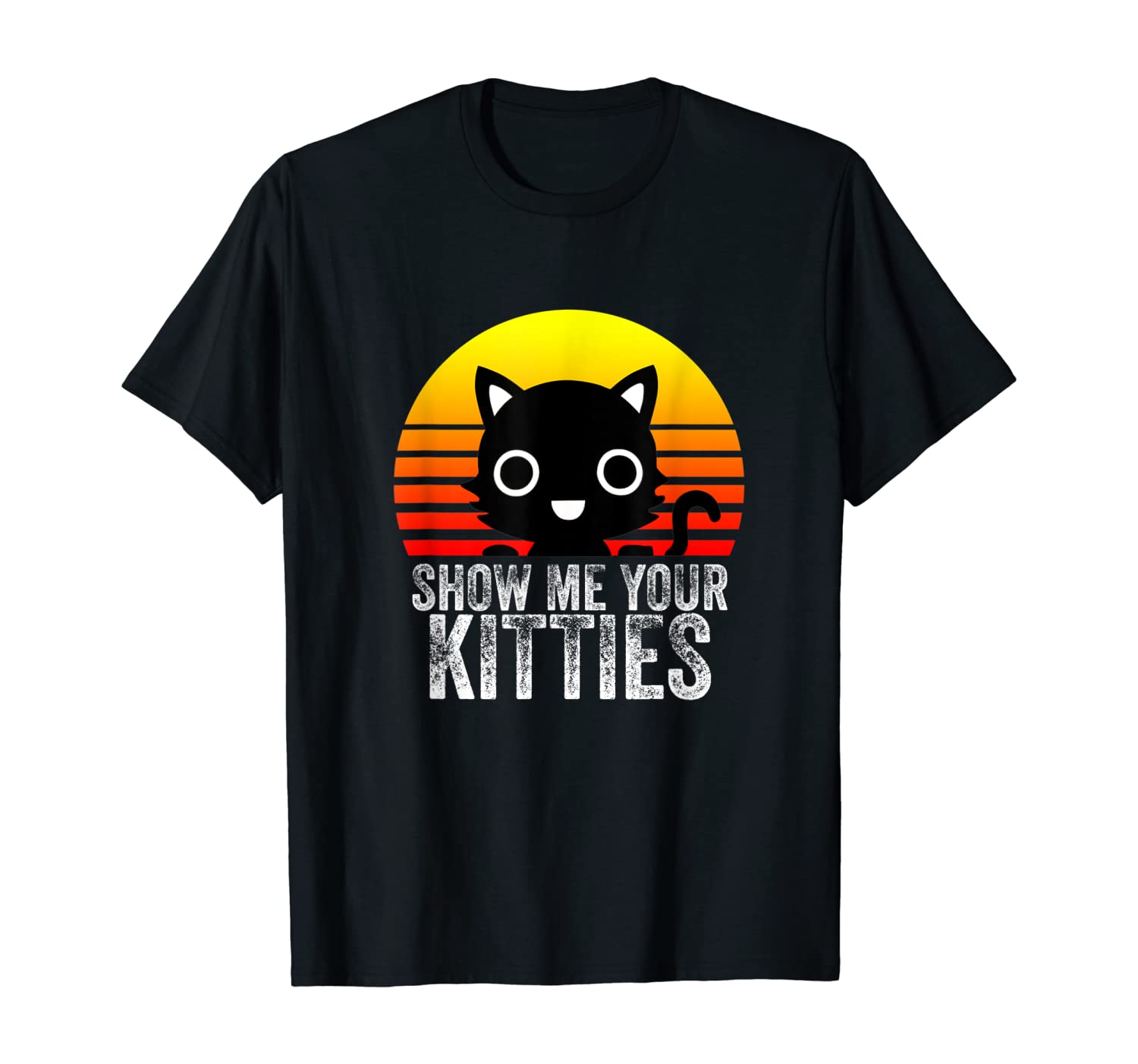 Show Me Your Kitties Retro Vintage Funny Cats Kitty T Shirt 3