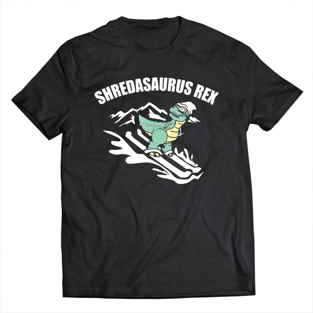 Shredasaurus Rex Ski Dinosaur Kids Funny Skiing Gift