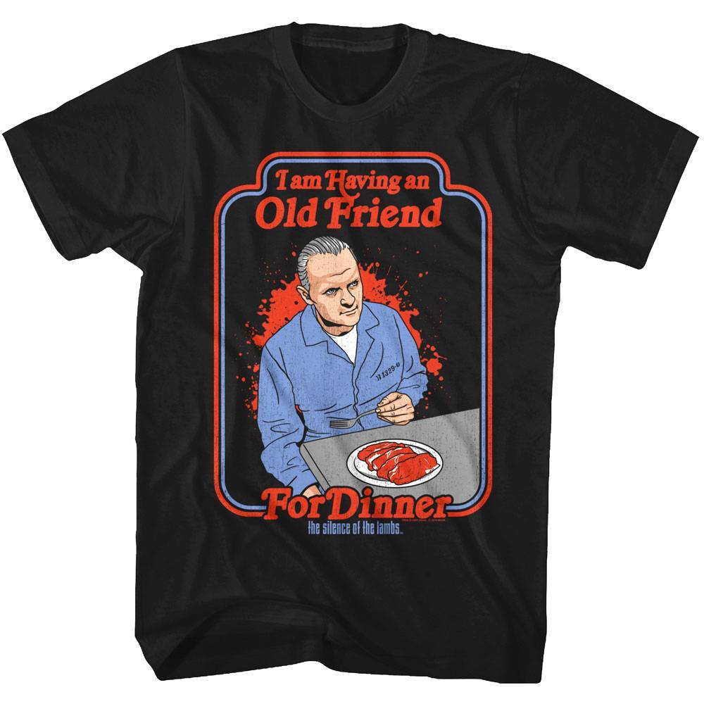 Silence Of The Lambs Friend For Dinner Storybook Men's T Shirt