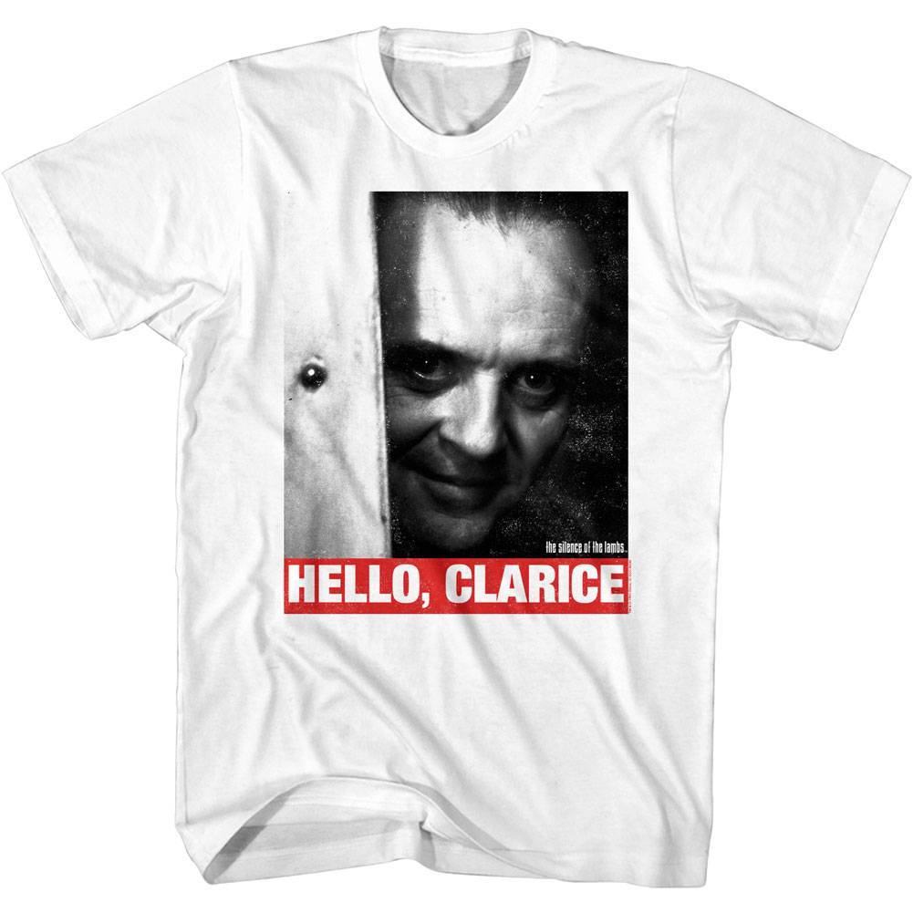 Silence Of The Lambs Hello Clarice Quote Men's T Shirt