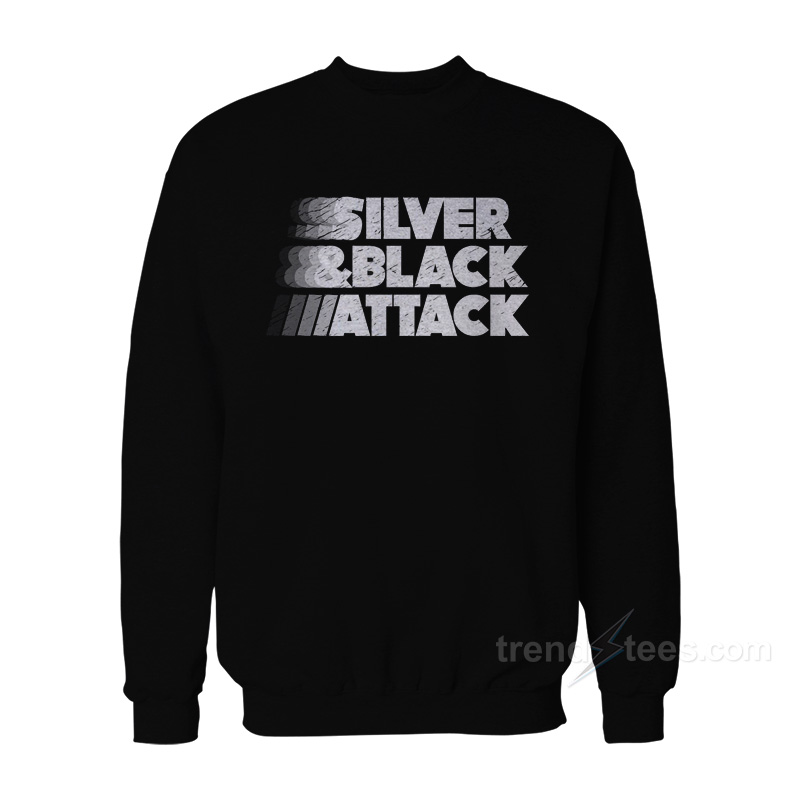 Silver & Black Attack Sweatshirt