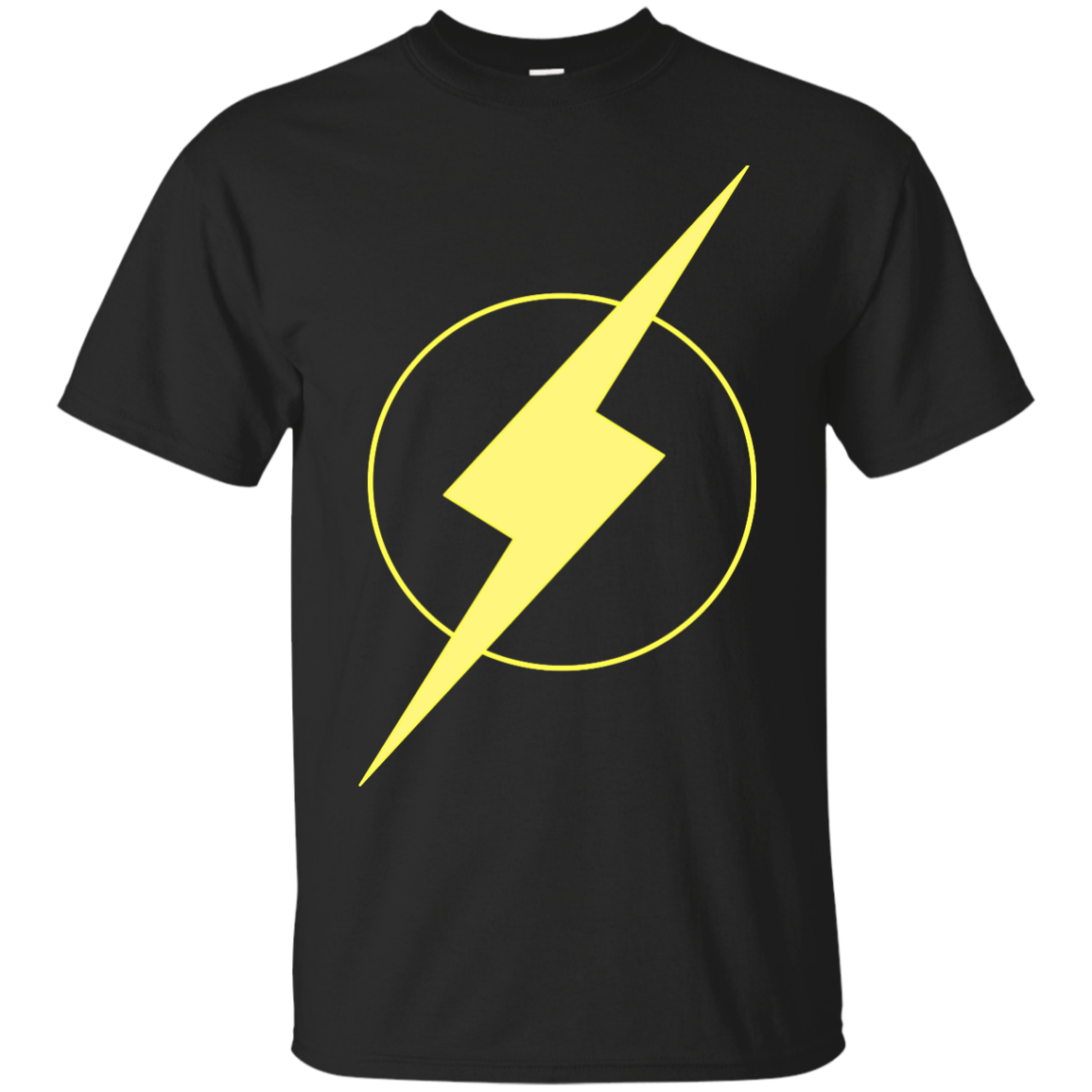 Simplistic Flash Symbol The Flash Cotton Tshirt