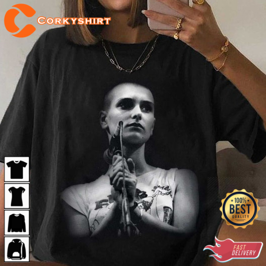 Sinead O’connor Concert T-shirt, Vintage Retro Sinead O’connor Legendary Star Artist Unisex T-shirt For Sinead O’connor Fans