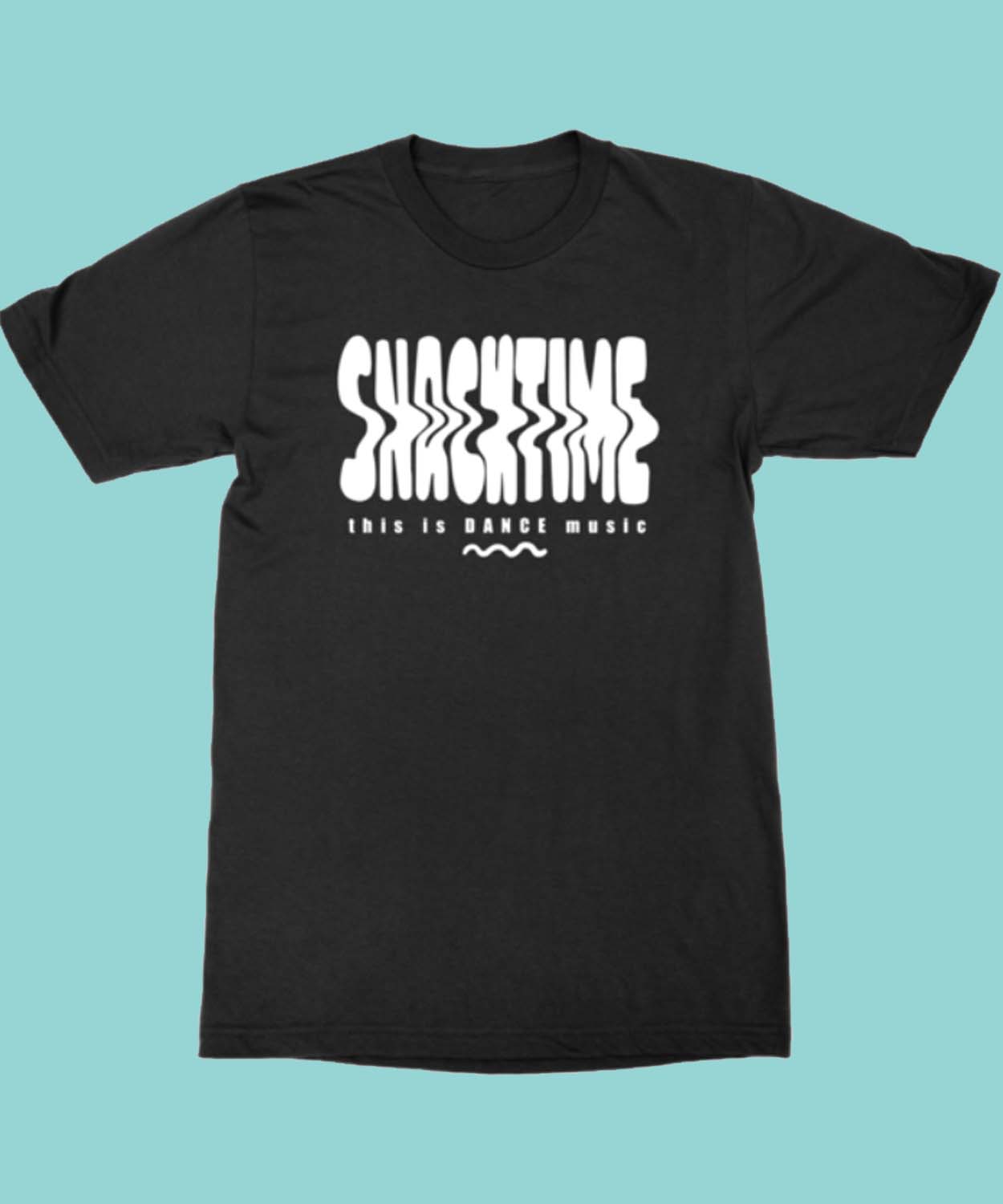 Snacktime Merch T-shirt – Black White