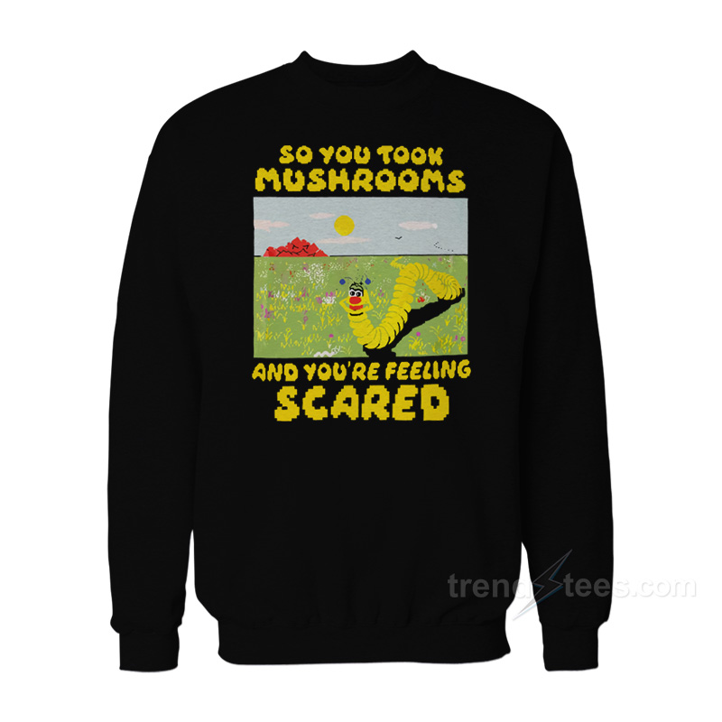 So You Took Mushrooms And You're Feeling Scared Sweatshirt