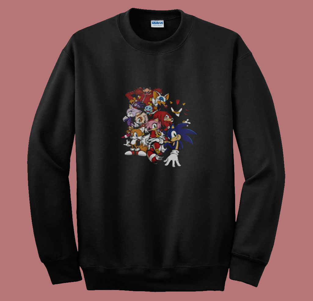 Sonic Cast & Friends Ultimate Power Summer Sweatshirt