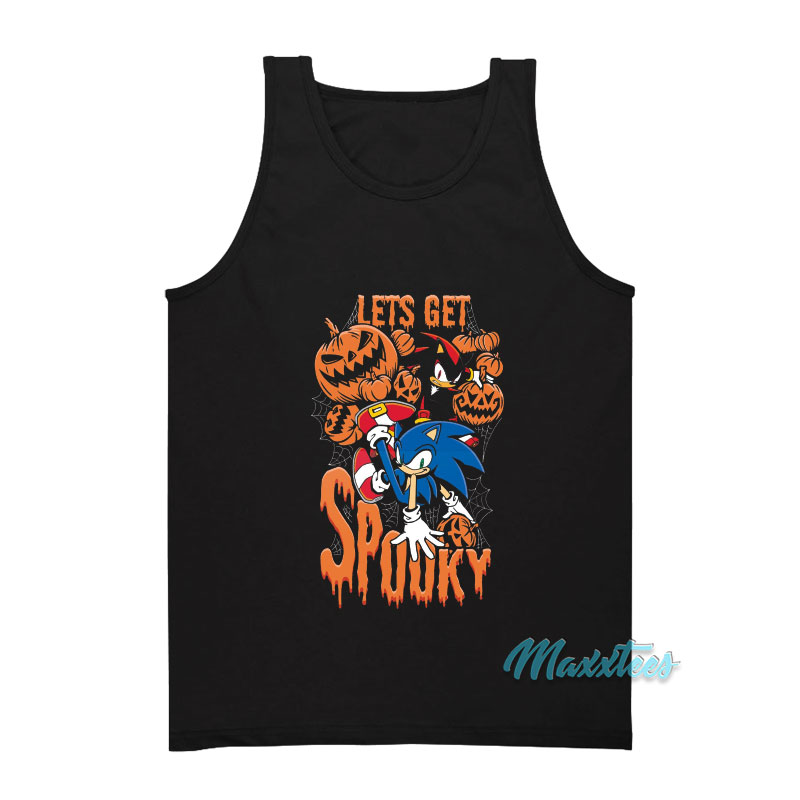 Sonic Halloween Let's Get Spooky Tank Top