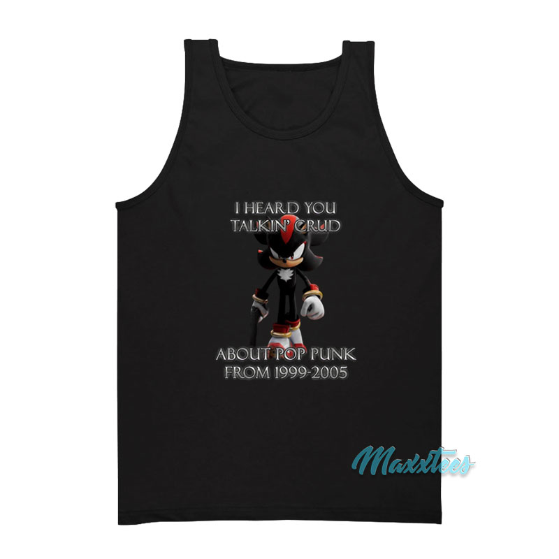 Sonic Shadow I Heard You Talkin' Crud Tank Top