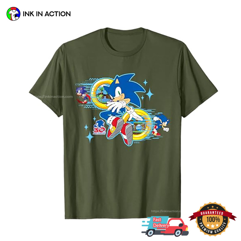 Sonic The Hedgehog’s 30th Anniversary T-shirt