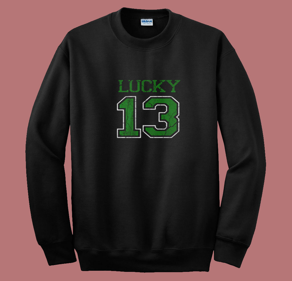 Special St Patrick's Day Lucky 13 Summer Sweatshirt