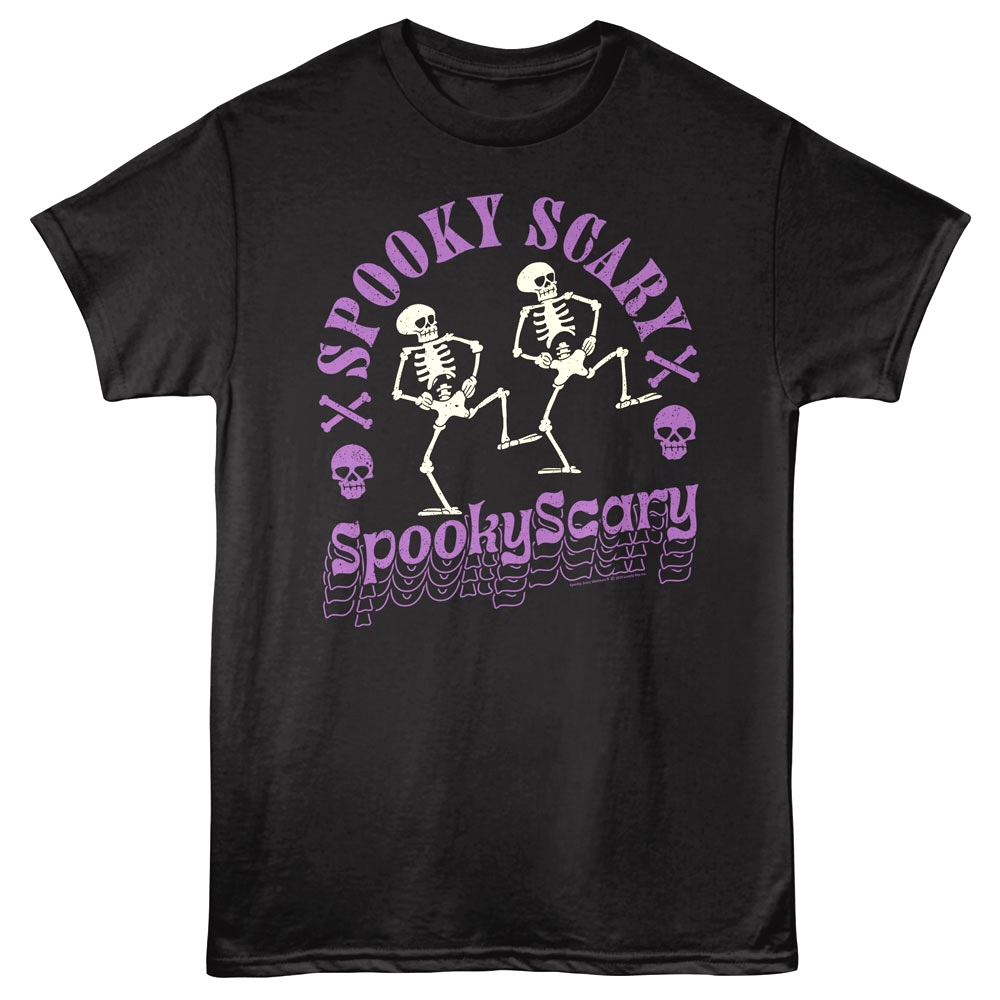 Spooky Scary Skeletons Dancing Men's T Shirt