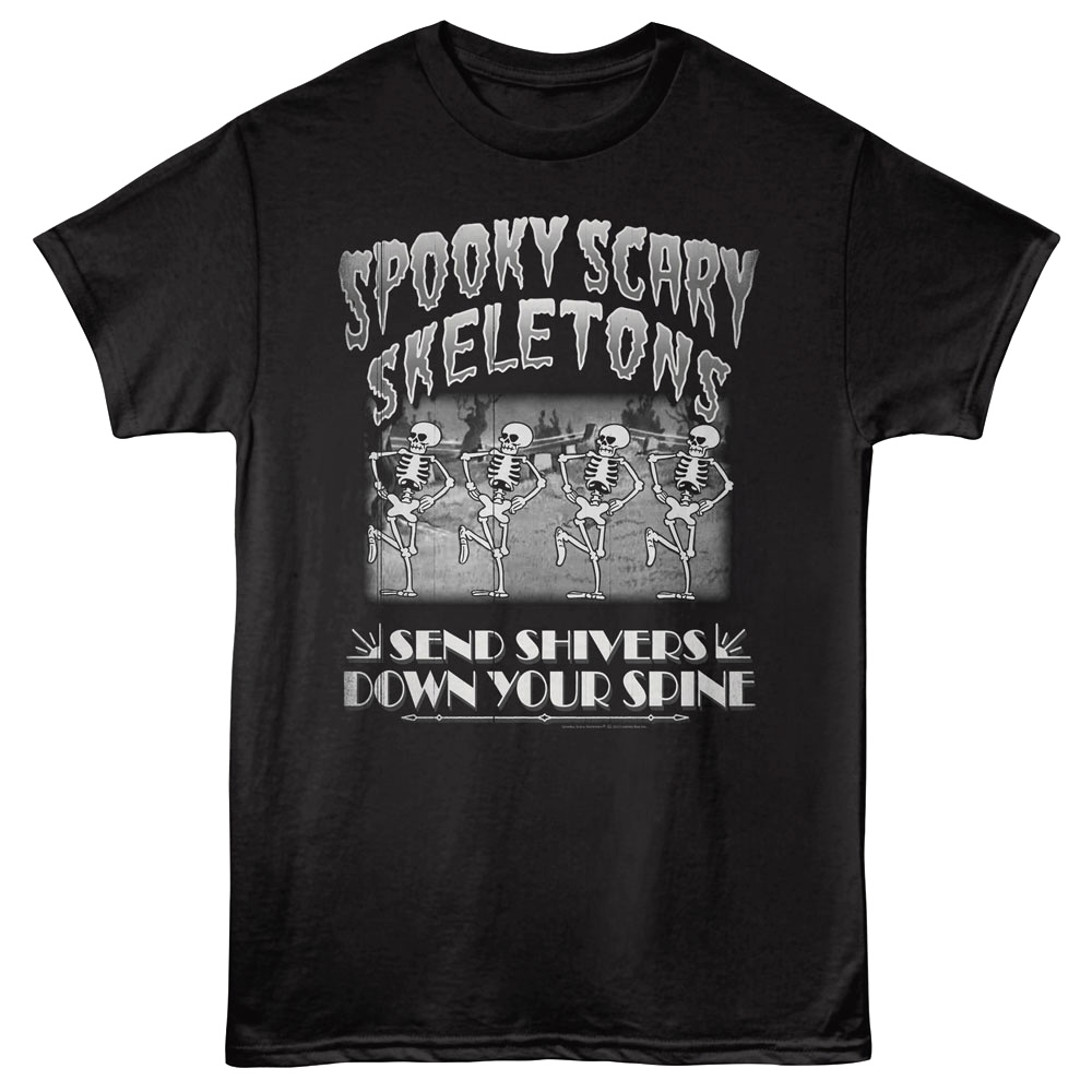 Spooky Scary Skeletons Line Dancing Men's T Shirt
