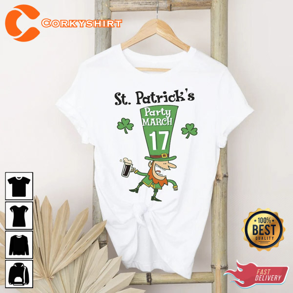 St Patrick’s Party March 17 T-shirt