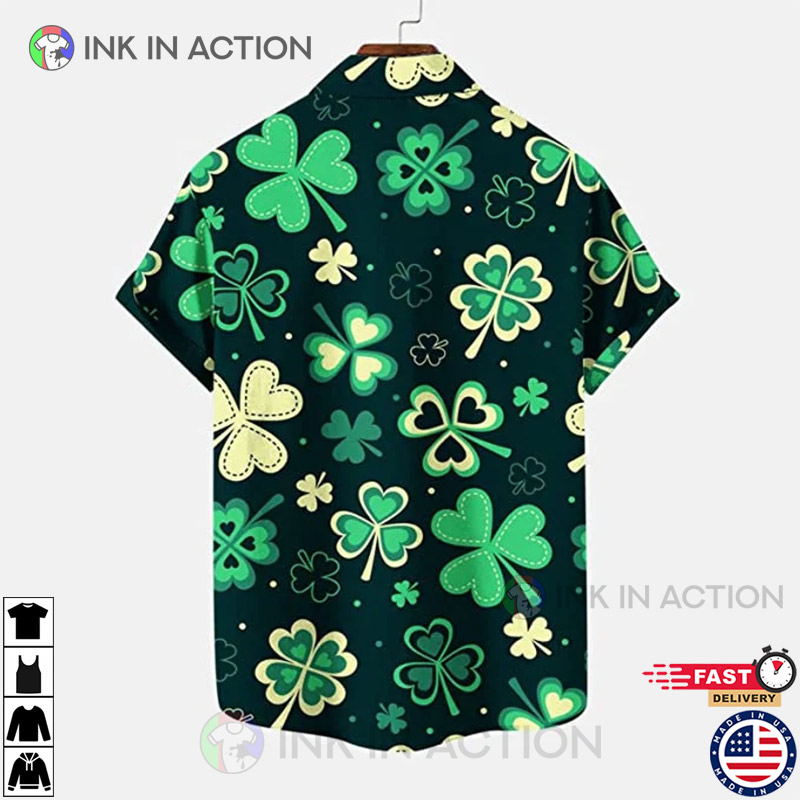St.patrick’s Day Hawaii Shirt, Aloha Beach Shirt Hawaii Shirt