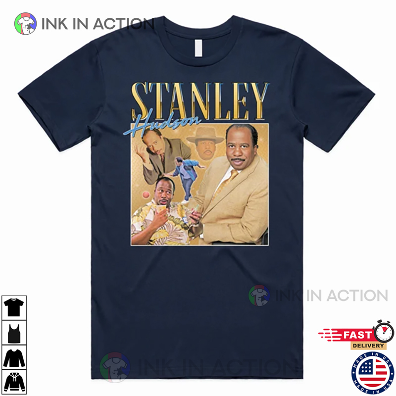 Stanley Hudson Homage T-shirt Tee Top Us Office Tv Show Retro 90’s Vintage Funny
