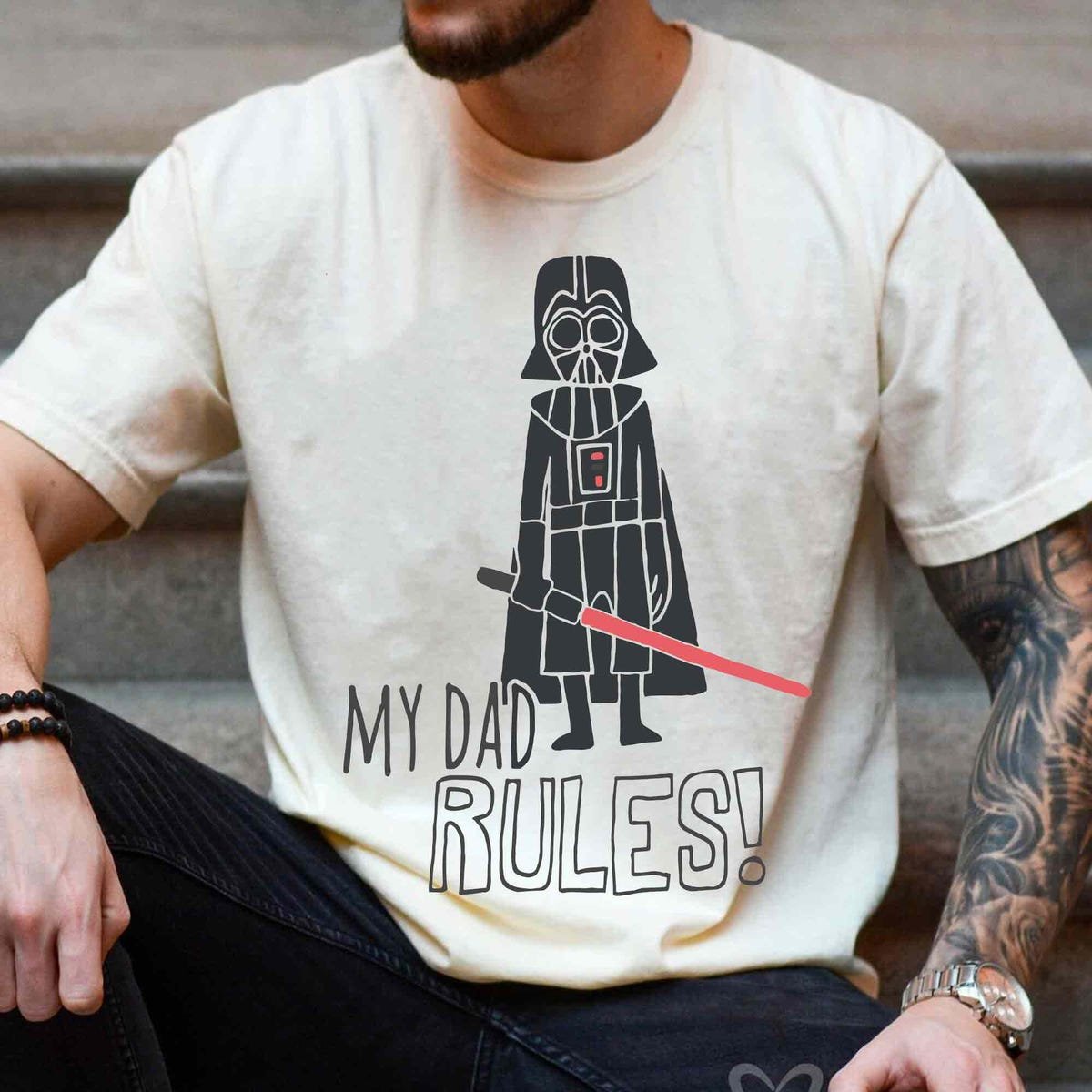 Star Wars Dad Shirt Darth Vader Father's Day Gift Tee