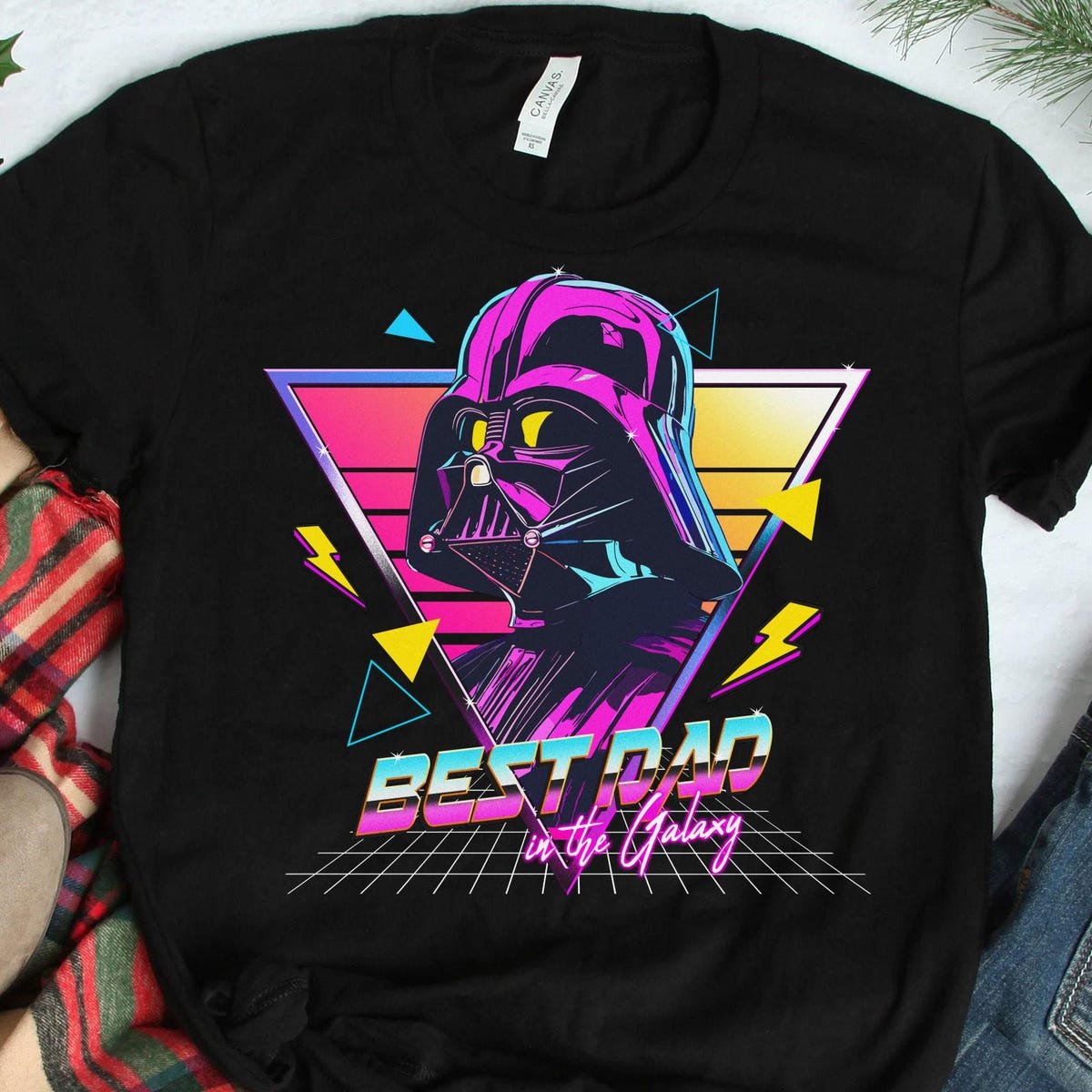 Star Wars Dad Shirt Vintage 90s Darth Vader Tee Father's Day Gift