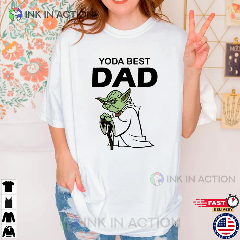 Star Wars Yoda Lightsaber Best Dad Father’s Day Trending Shirt