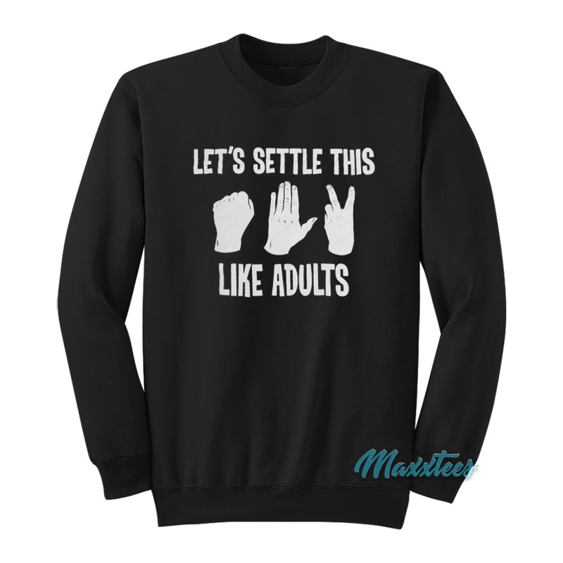 Stiles Stilinski Let's Settle This Like Adults Sweatshirt