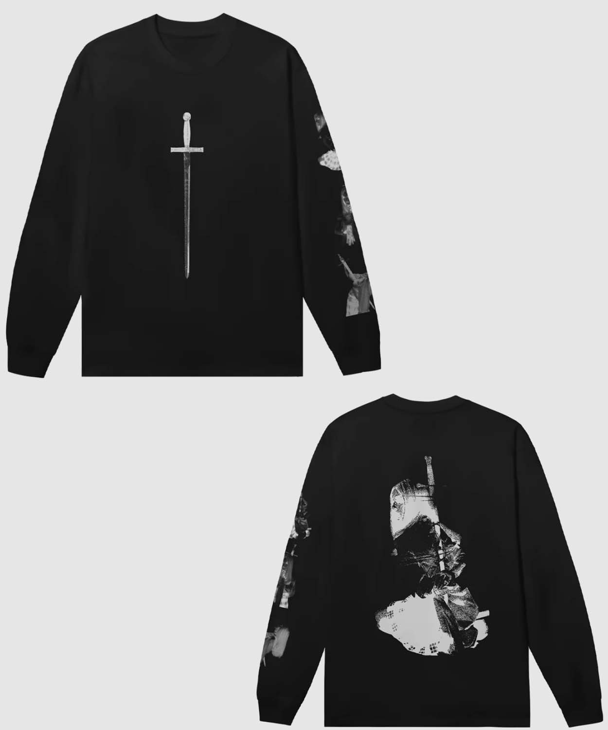 Sumerian Merch Poppy ‘knockoff’ Black Long Sleeve