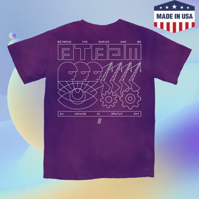 Sumerian Records Merch Store Between The Buried And Me – Behind Our Eyes Purple Dye Tee
