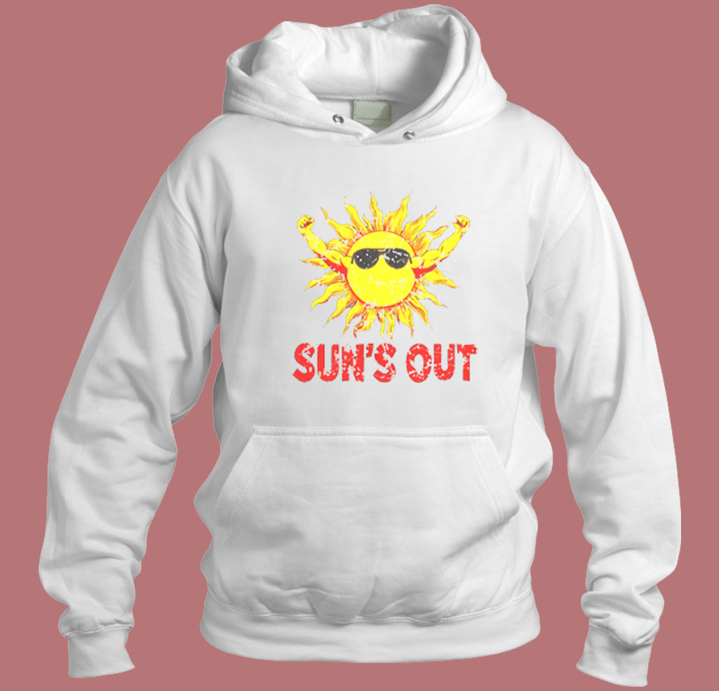Sun's Out Guns Out Vintage 90s 80s Hoodie