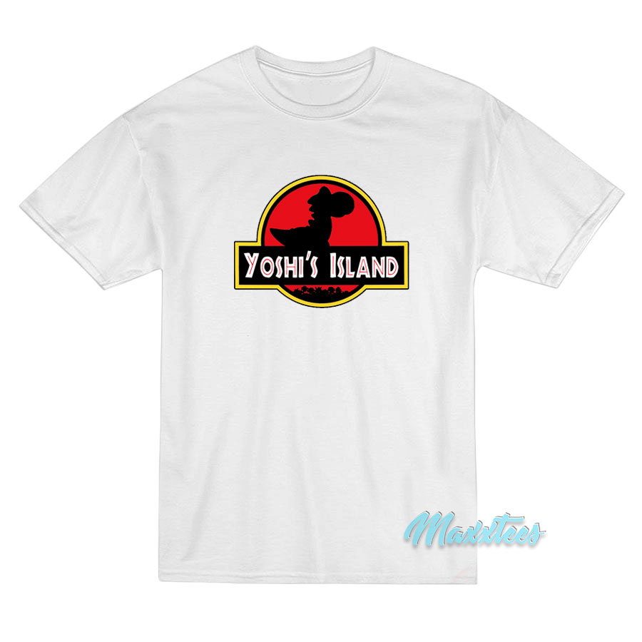 Super Mario Bros Yoshi's Island Jurassic Park T-shirt