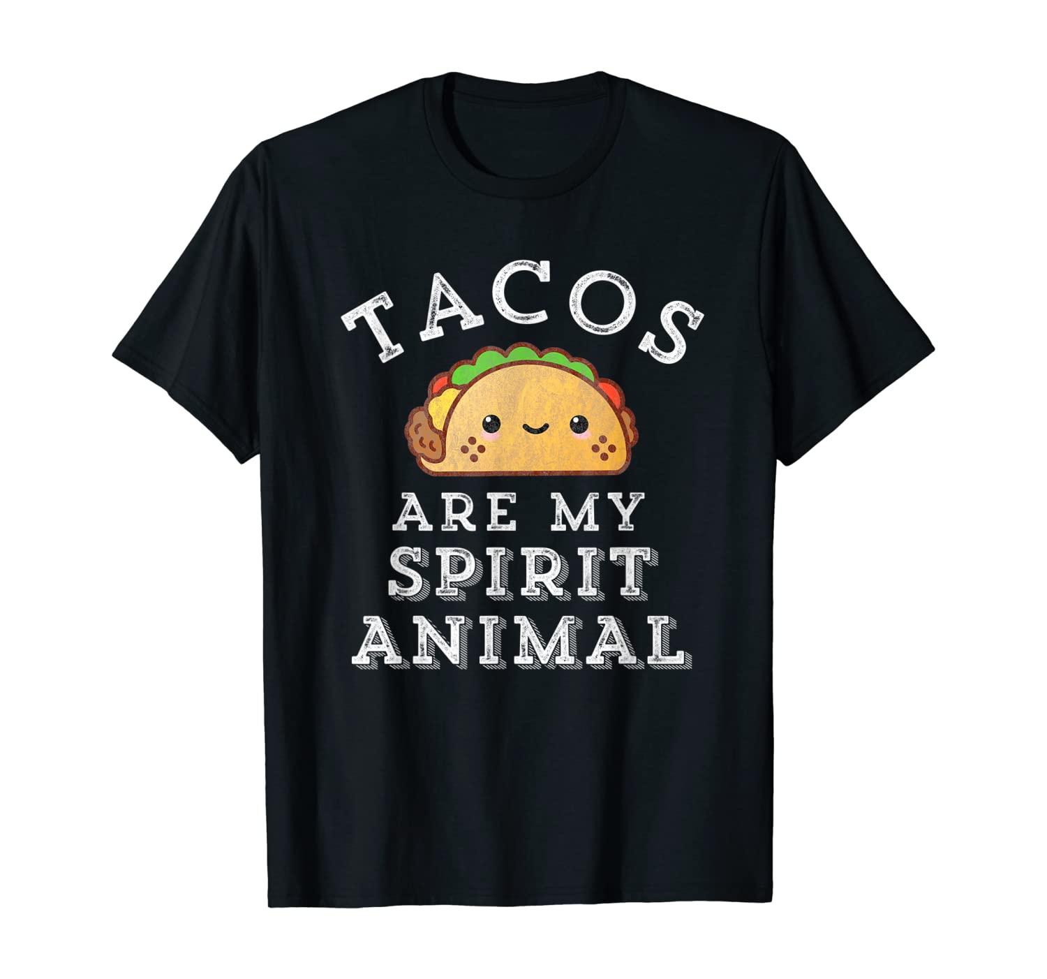 Tacos Are My Spirit Animal Mexican Food Funny Spicy Retro T Shirt