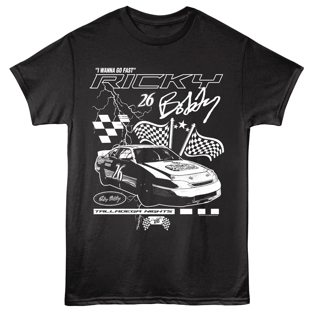 Talladega Nights I Wanna Go Fast Men's T Shirt