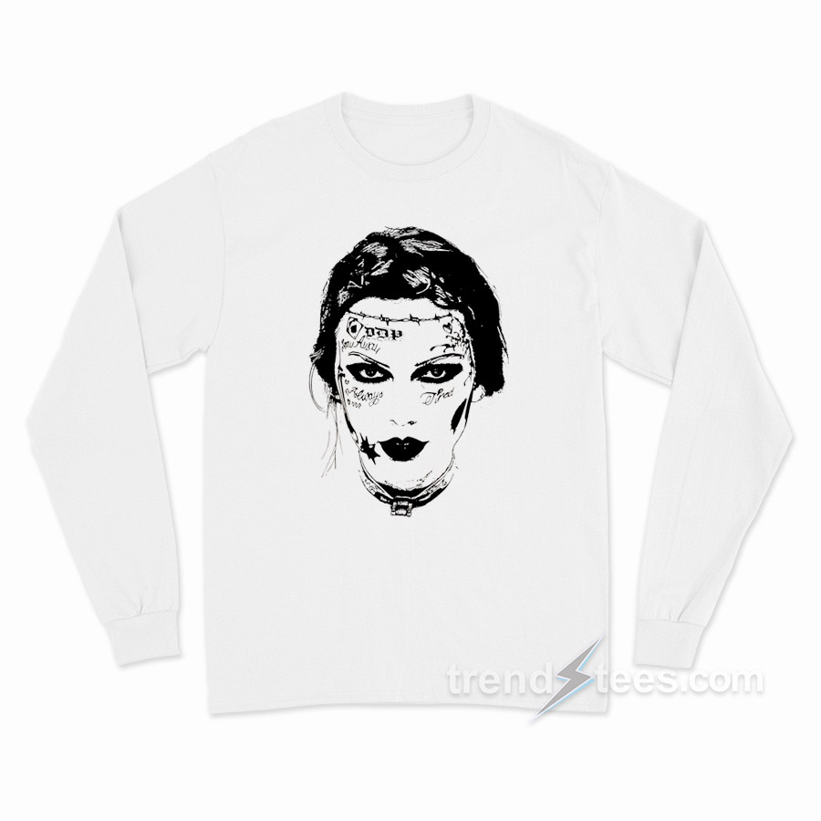 Taylor's X Post Malone Face Long Sleeve Shirt
