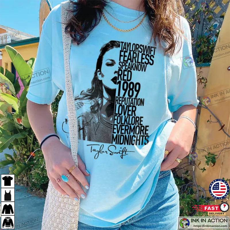 Taylor The Eras Tour Taylor’s Albums Shirt