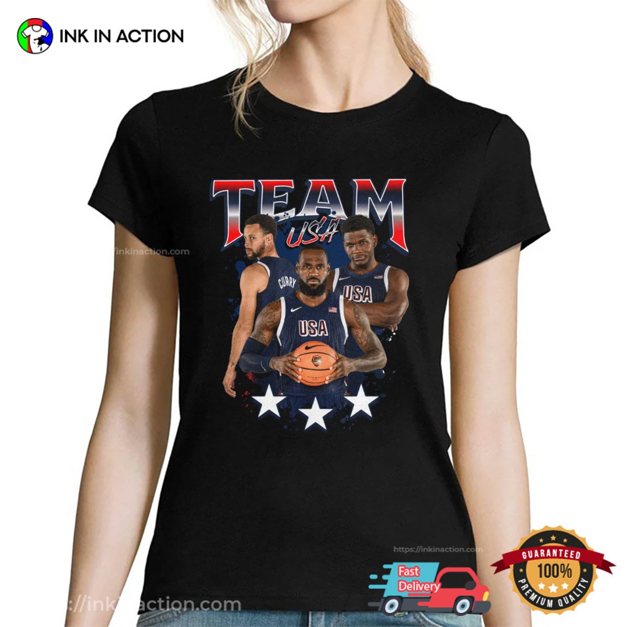 Team Usa Olympic Basketball’s Star T-shirt