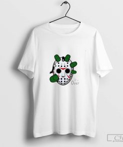Tech Tees Usa On X Hulk Hand Catch Jason Voorhees Mask It's Over Shirt