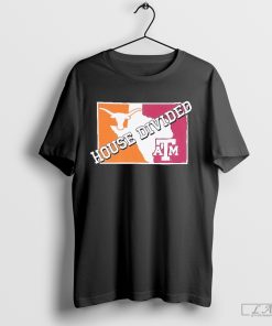 Texas A&m Vs Texas House Divided Shirt