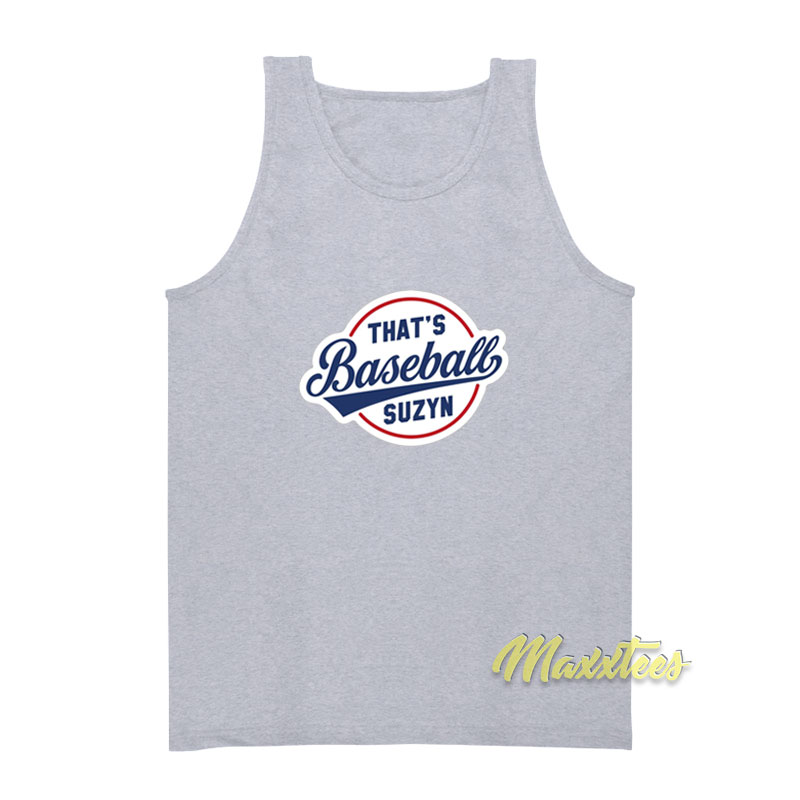 That's Baseball Suzyn Logo Tank Top