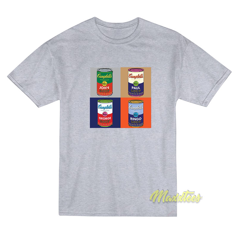 The Beatles Campbell's Soup T-shirt