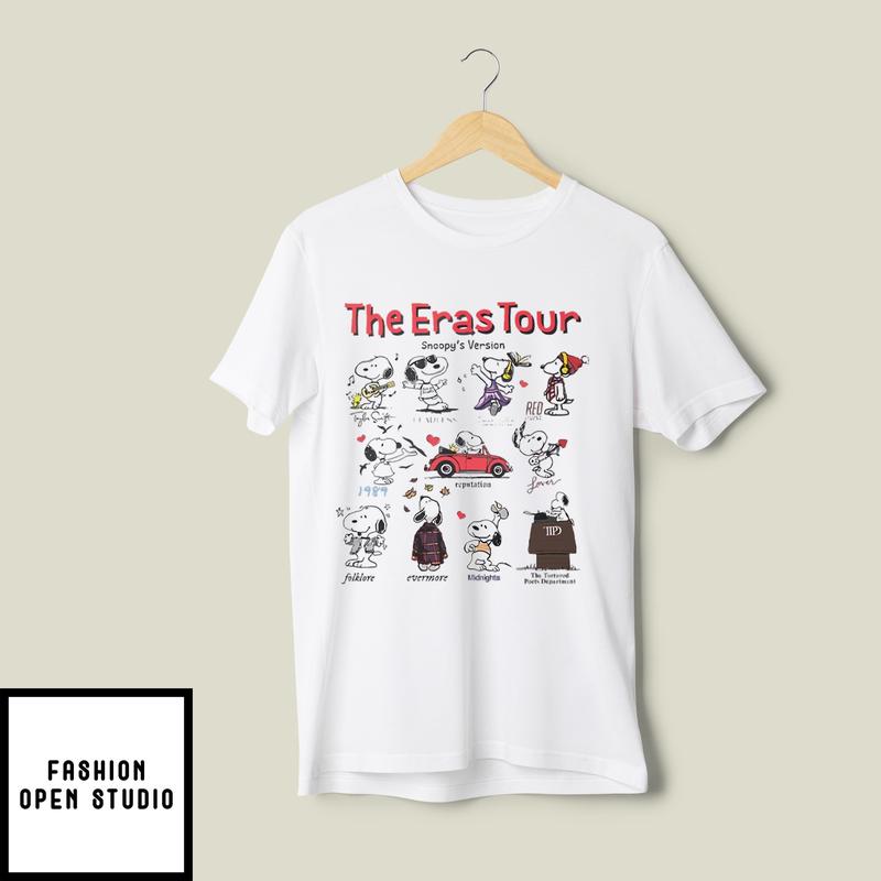The Eras Tour Snoopy’s Version T-shirt