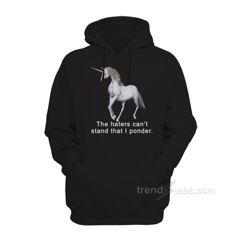 The Haters Can't Stand That I Ponder Unicorn Hoodie
