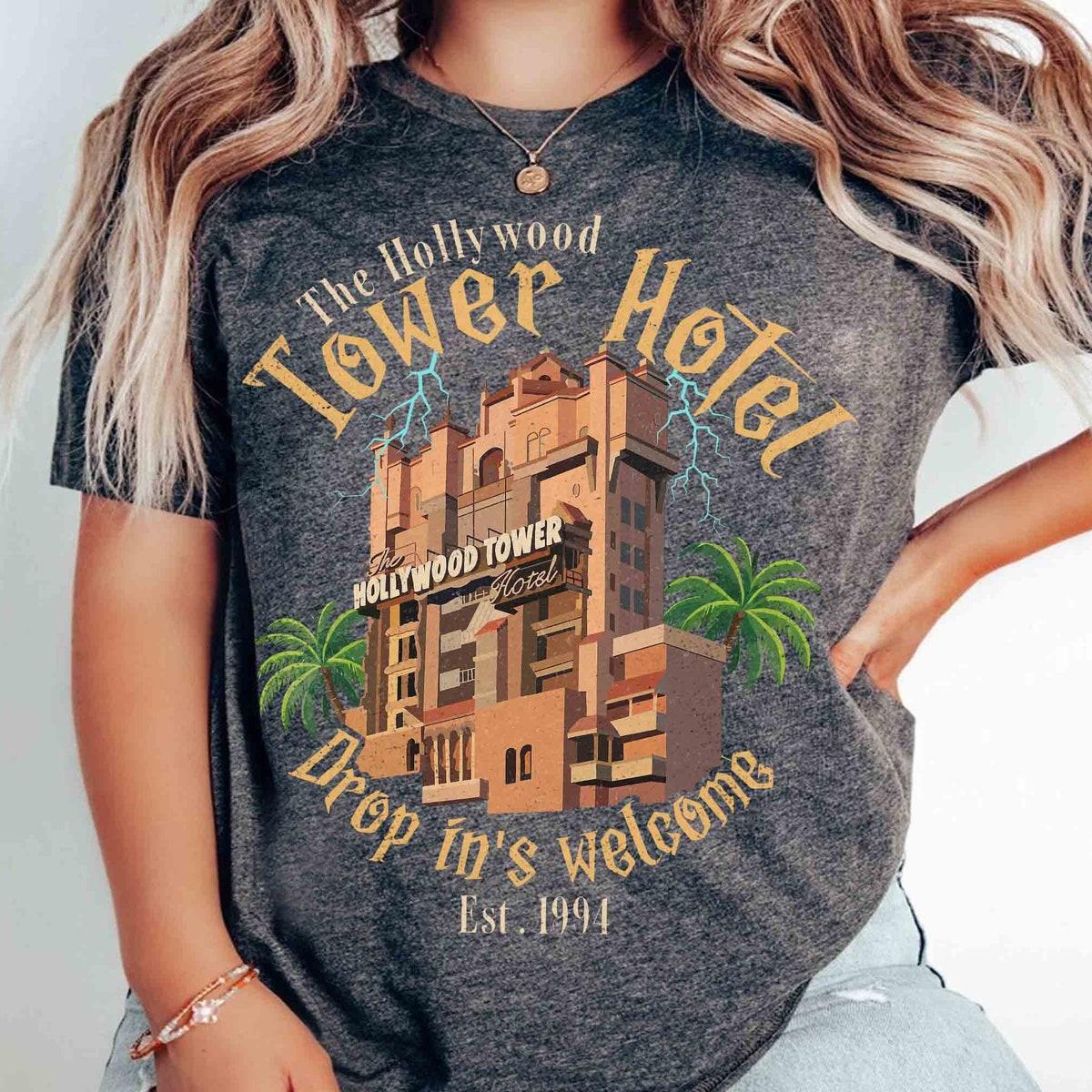 The Hollywood Tower Hotel Drop In's Welcome Shirt 1