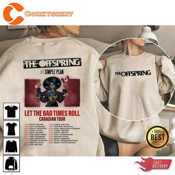 The Offspring Let The Bad Times Roll Tour 2022 – 2023 T-shirt