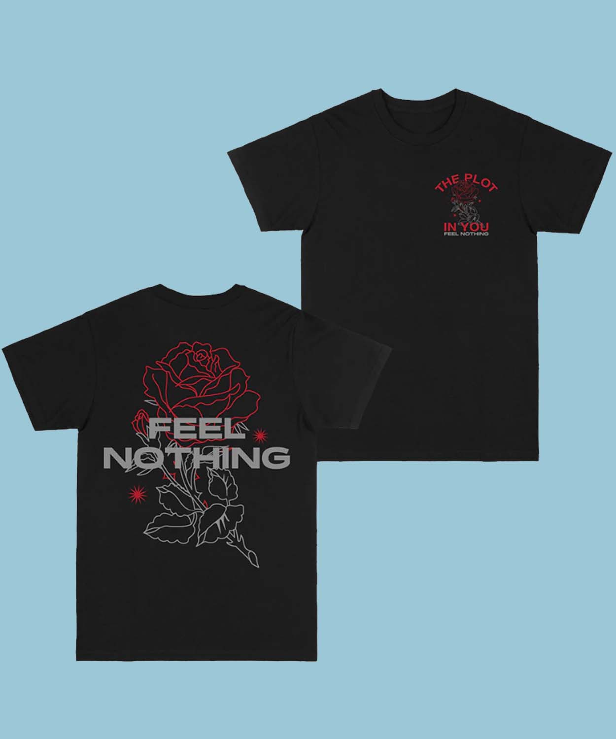 The Plot In You Store Feel Nothing Tee – Black