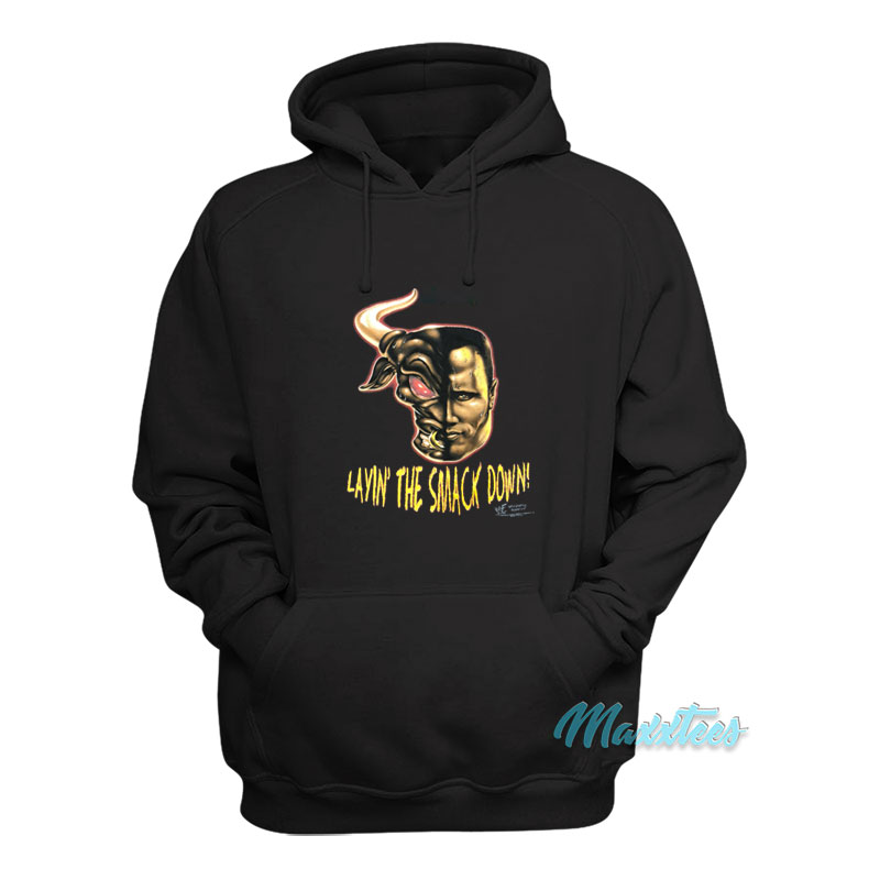 The Rock Layin' The Smack Down Hoodie