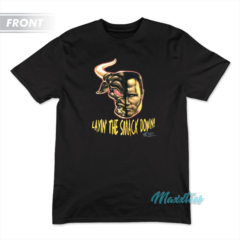 The Rock Layin' The Smack Down Roody Poo T-shirt