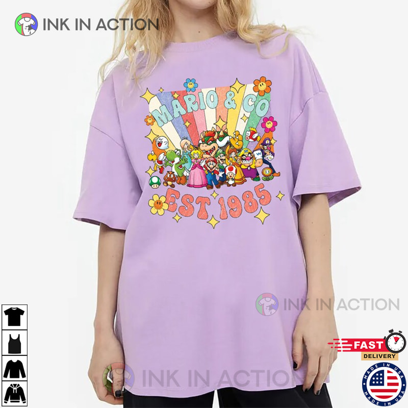 The Super Mario Bros Movie, Mario & Co Est 1985 Shirt